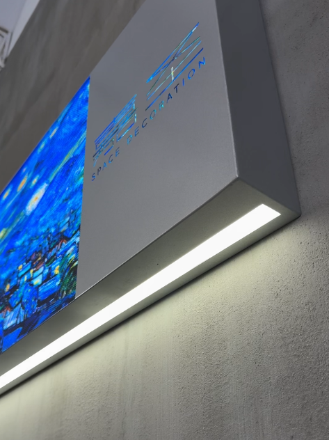 Pantalla LED de mostrador con logo · foto 2
